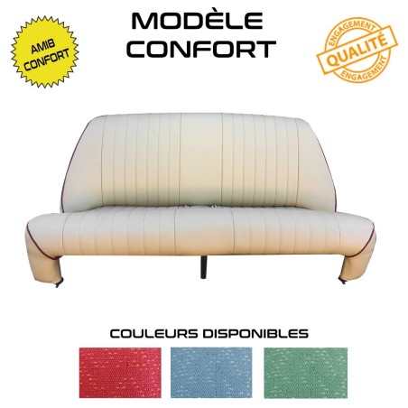 KIT COMPLET 2 SIEGES AVANT   BANQUETTE ARRIERE AMI 8 CONFORT BLEU DIAMANTE