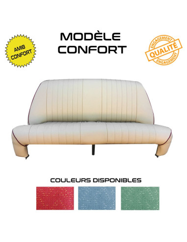 KIT COMPLET 2 SIEGES AVANT   BANQUETTE ARRIERE AMI 8 CONFORT VERT DIAMANTE