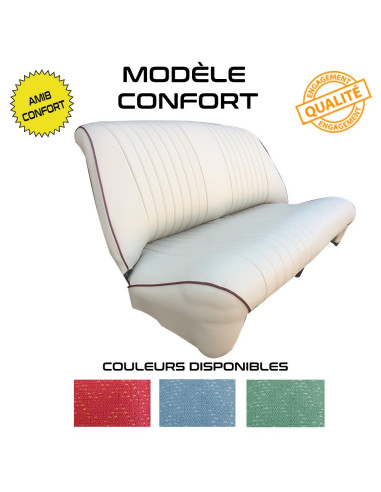 KIT COMPLET 2 SIEGES AVANT   BANQUETTE ARRIERE AMI 8 CONFORT VERT DIAMANTE