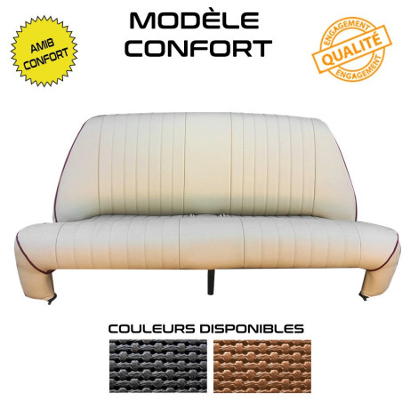 KIT GARNITURES SIEGES AVANT   BANQUETTE ARRIERE AMI 8 CONFORT MARRON PERFORE