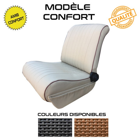 KIT GARNITURES SIEGES AVANT   BANQUETTE ARRIERE AMI 8 CONFORT MARRON PERFORE