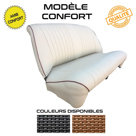 KIT COMPLET 2 SIEGES AVANT   BANQUETTE ARRIERE AMI 8 CONFORT NOIR PERFORE