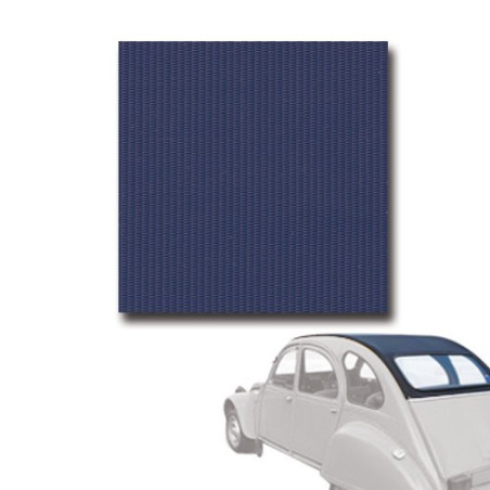 Capote neuve, petit grain à l'ancienne, bleu glacier, fermeture extérieure 2cv 2cv 6 Capote neuve, petit grain à l'ancienne, bleu glacier, fermeture extérieure 2cv 2cv 6