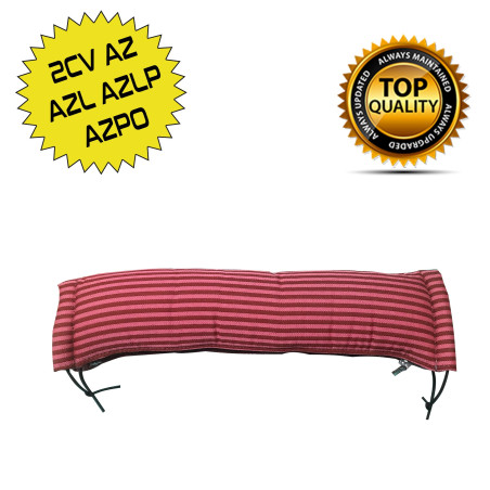 APPUIS TETE TISSUS BAYADERE ROUGE AZ  AZL  AZLPO