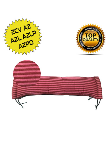 APPUIS TETE TISSUS BAYADERE ROUGE AZ  AZL  AZLPO