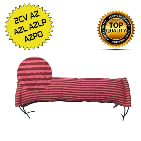 APPUIS TETE TISSUS BAYADERE ROUGE AZ  AZL  AZLPO