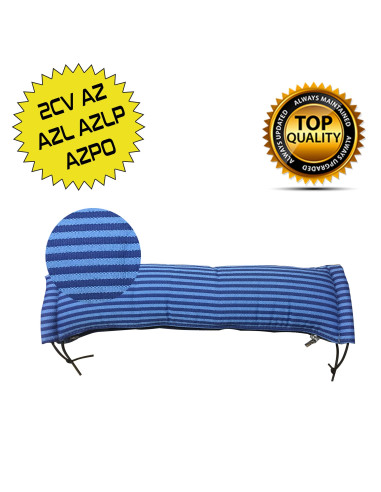 APPUIS TETE TISSUS BAYADERE BLEU AZ  AZL  AZLPO