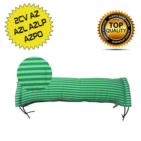 APPUIS TETE TISSUS BAYADERE VERT AZ  AZL  AZLPO