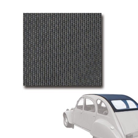 Capote neuve, petit grain à l'ancienne, gris anthracite, fermeture extérieure 2cv 2cv 6