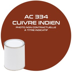 PEINTURE AC 334 CUIVRE INDIEN ANNEE 81.82  1 LT