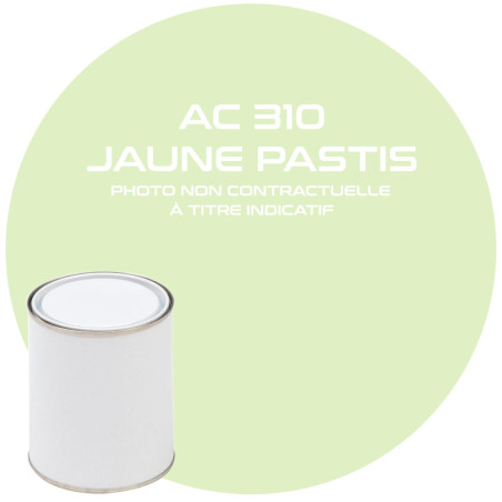 PEINTURE AC 310 JAUNE PASTIS ANNEE 64.65.66.67.68  1 LT