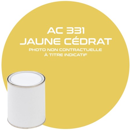 PEINTURE AC 331 JAUNE CEDRA ANNEE 76.77.78  1L