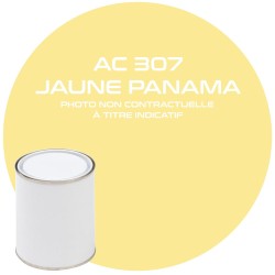 PEINTURE AC 307 JAUNE PANAMA ANNEE 61.62  1L