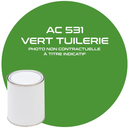 PEINTURE AC 531 VERT TUILERIE ANNEE 75  1L