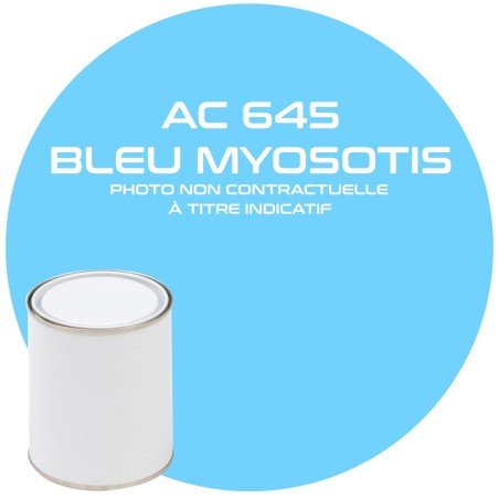 PEINTURE AC 645 BLEU MYOSOTIS ANNEE 77.78.79  1L