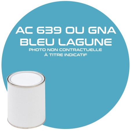 PEINTURE AC 639 OU GNA BLEU LAGUNE ANNEE 74.82.83  1L