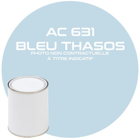 PEINTURE AC 631 BLEU THASOS ANNEE 70.71  1L