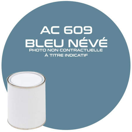 PEINTURE AC 609 BLEU NEVE ANNEE 69  1L