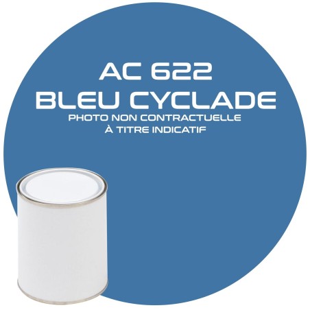 PEINTURE AC 622 BLEU CYCLADE ANNEE 67.68  1L
