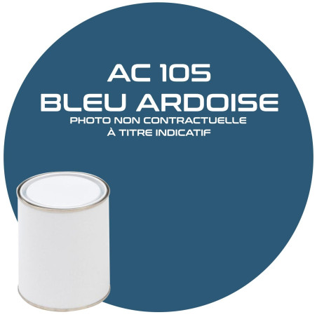 PEINTURE AC 105 BLEU ARDOISE ANNEE 65  1L