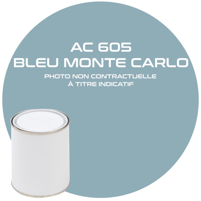 PEINTURE AC 605 BLEU MONTE CARLO ANNEE 63.64  1L