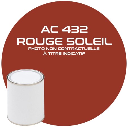 PEINTURE AC 432 ROUGE SOLEIL ANNEE 77  1L