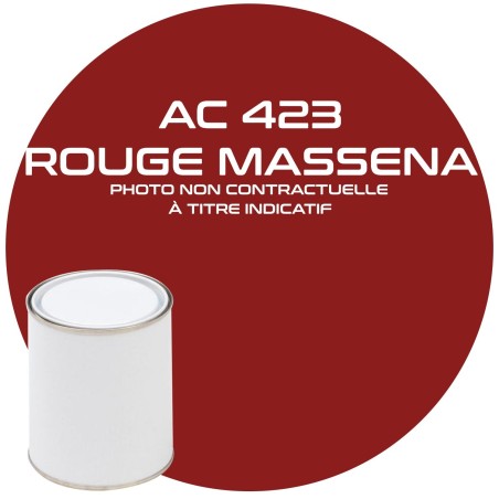 PEINTURE AC 423 ROUGE MASSENA ANNEE 71  1L