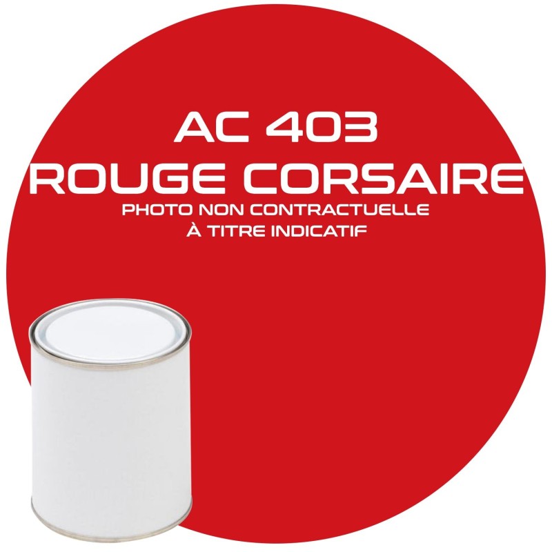 PEINTURE AC 403 ROUGE CORSIARE ANNEE 68.69.70   1L