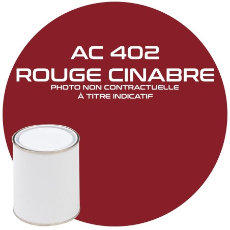 PEINTURE AC 402 ROUGE CINABRE ANNEE 67  1L