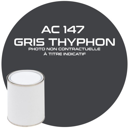 PEINTURE AC 147 GRIS TYPHON ANNEE 64.65  1L