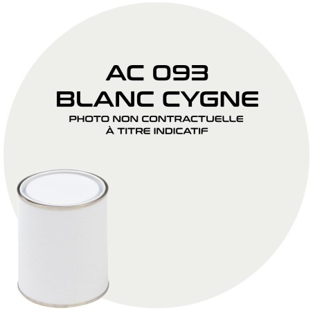 PEINTURE AC 093 BLANC CYGNE ANNEE 70  1L