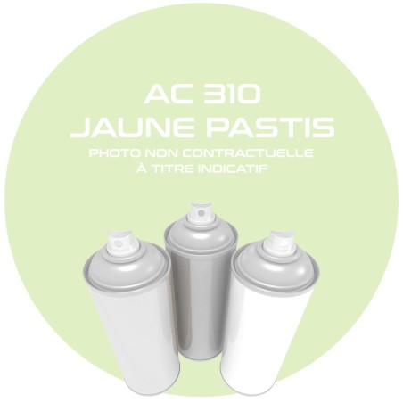 AEROSOL JAUNE PASTIS AC 310 ANNEE 64.65.66.67.68 400 ML