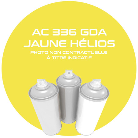 AEROSOL JAUNE HELIOS .13231.AC 336 OU GDA ANNEE 83  400 ML