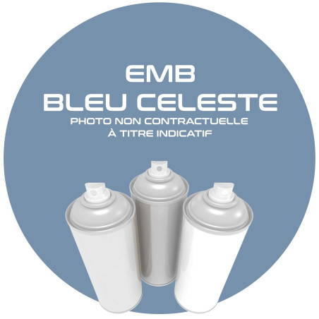 AEROSOL BLEU CELESTE.15373. EMB ANNEE 86.87.88.89.90. 400  ML