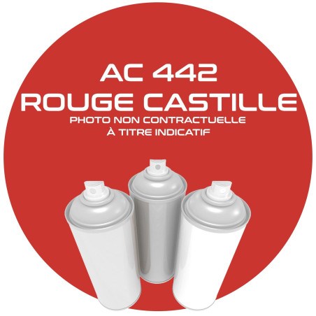 AEROSOL ROUGE CASTILLE 18329 AC 442 ANNEE 81.82..400 ML