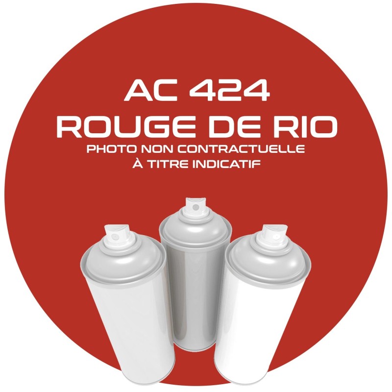 AEROSOL ROUGE DE RIO AC 424 ANNEE 72.73.74.75.400 ML