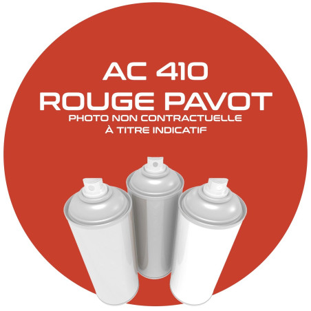 AEROSOL ROUGE PAVOT AC 410 ANNEE 62 400 ML.