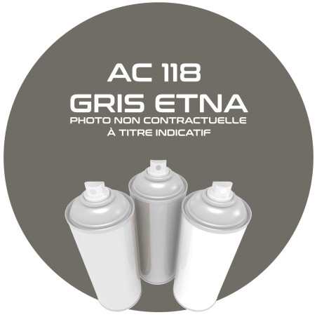 AEROSOL GRIS ETNA AC 118 ANNEE 6.67.AEROSOL 400 ML