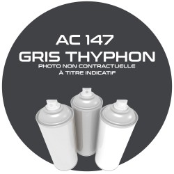 AEROSOL GRIS THYPHON AC 147.ANNEE.64.65.AEROSOL 400ML