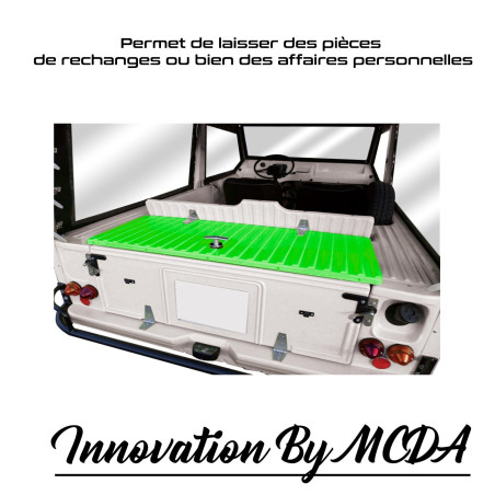 KIT COFFRE ARRIERE MEHARI VERT TIBESTY