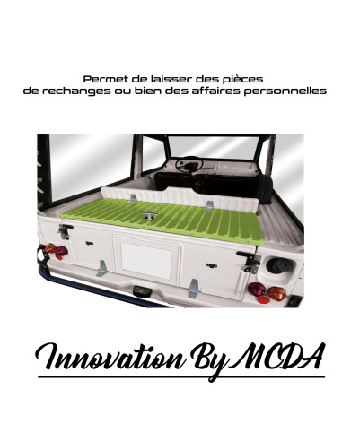 KIT COFFRE ARRIERE MEHARI VERT MONTANA