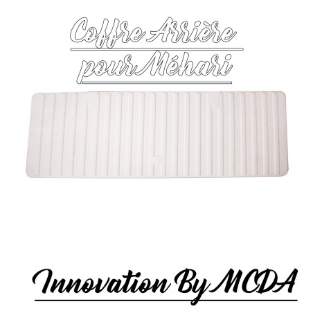 KIT COFFRE ARRIERE MEHARI BLANC
