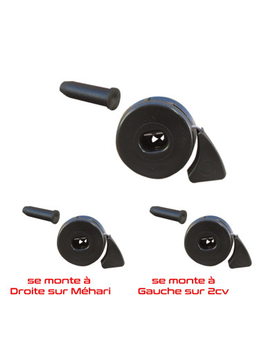 CLIPS DROIT  POUR MEHARI ET GAUCHE  POUR 2CV