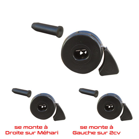 CLIPS DROIT  POUR MEHARI ET GAUCHE  POUR 2CV