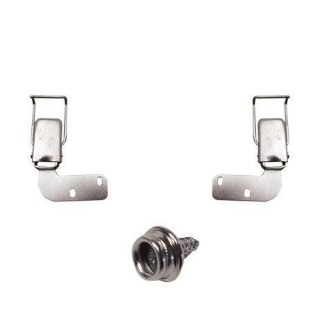 KIT ARCEAU CAPOTE 2CV VERROUILLAGE INTERIEUR (SANS POIGNEE)