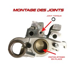 Kit réparation complet: joints + piston: étrier de frein ATE: 40