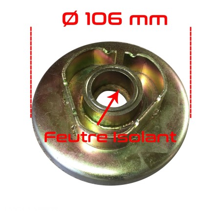 COUPELLE BAGUEE POUR POT DE SUSPENSION Ø 110 MM