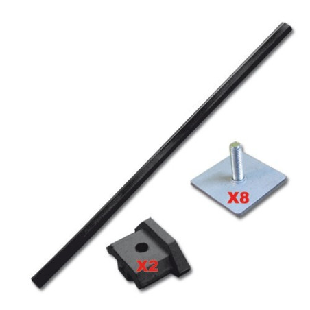 Jonc caoutchouc noir de pare-chocs avant 2cv 2cv 2cv 6 2cv fourgonnette dyane dyane 6 acadiane