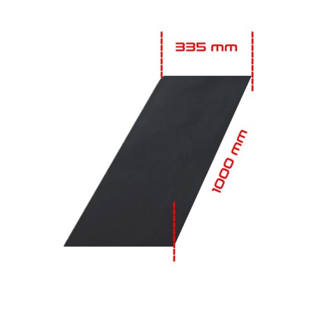 TAPIS DE SOL ARRIERE EN CAOUTCHOUC POUR MEHARI 4 PLACES