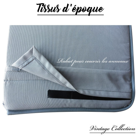 BANQUETTE AVANT NEUVE POUR  2CV TYPE AZ EN TISSU BAYADÈRE BLEU